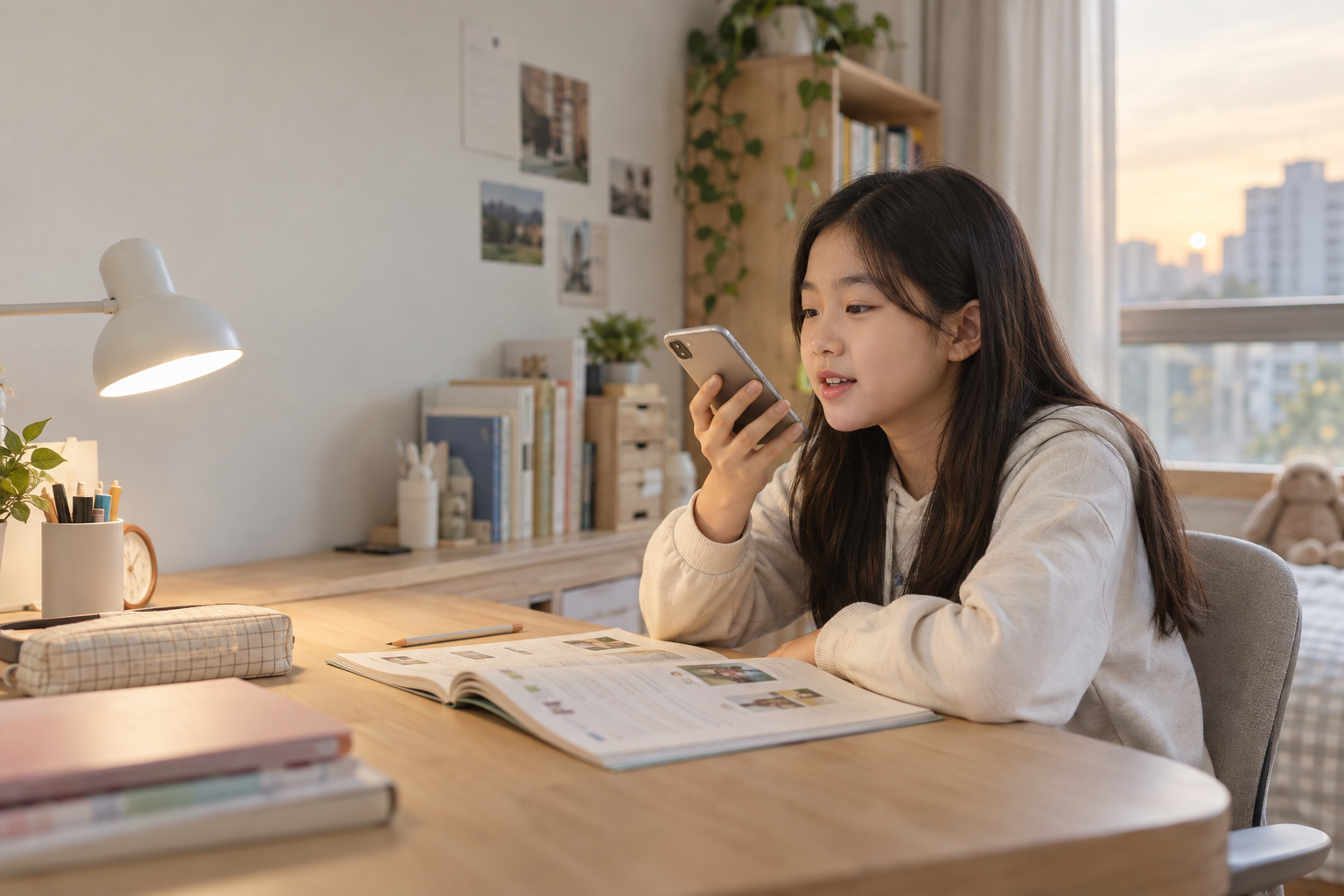 영어학원 녹음 숙제, 카톡 대신 학생별로 모아 받는 방법