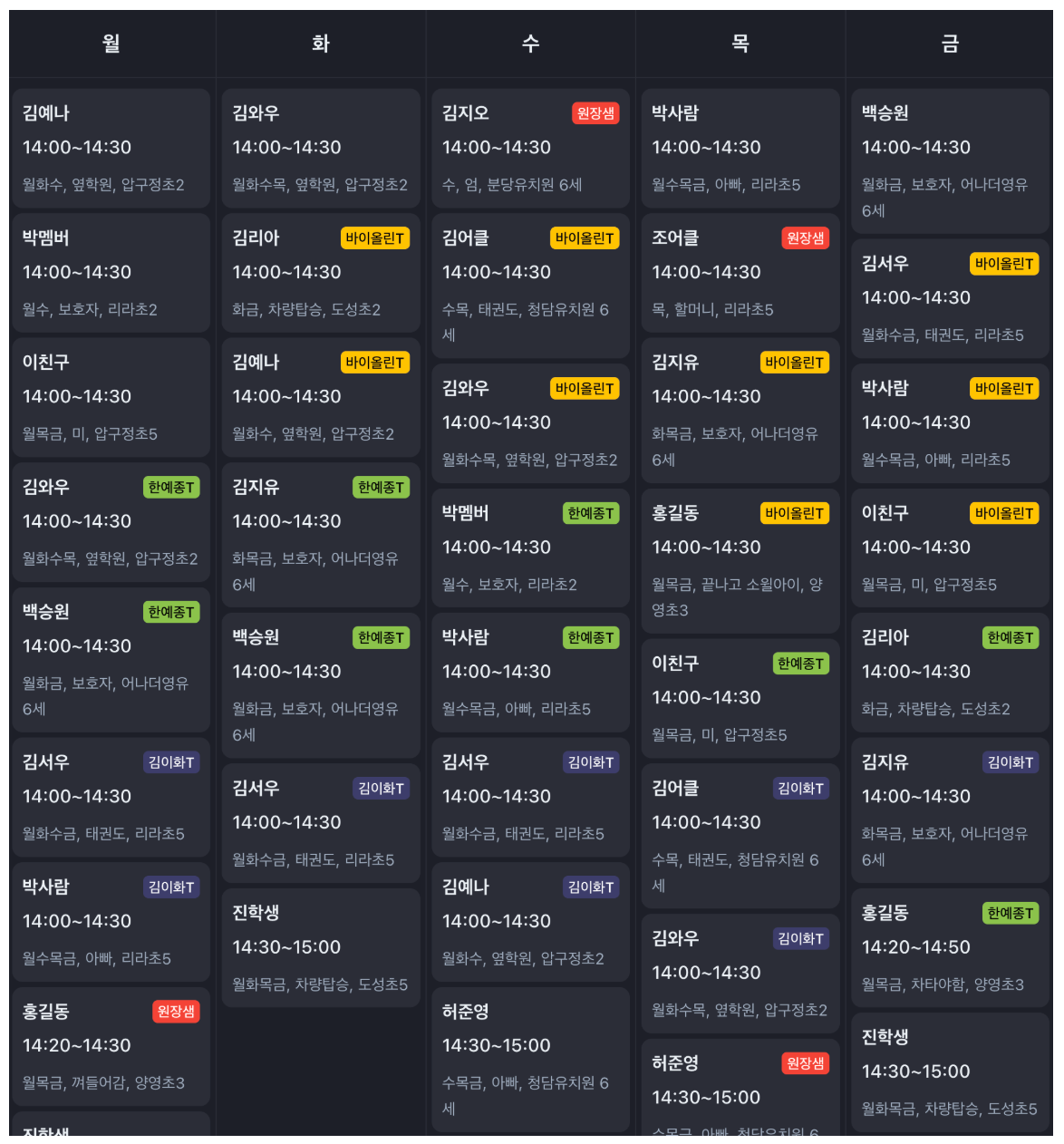 학원운영을 혁신하는 학원관리프로그램 어나더클래스: 최근 개선된 필수 기능들