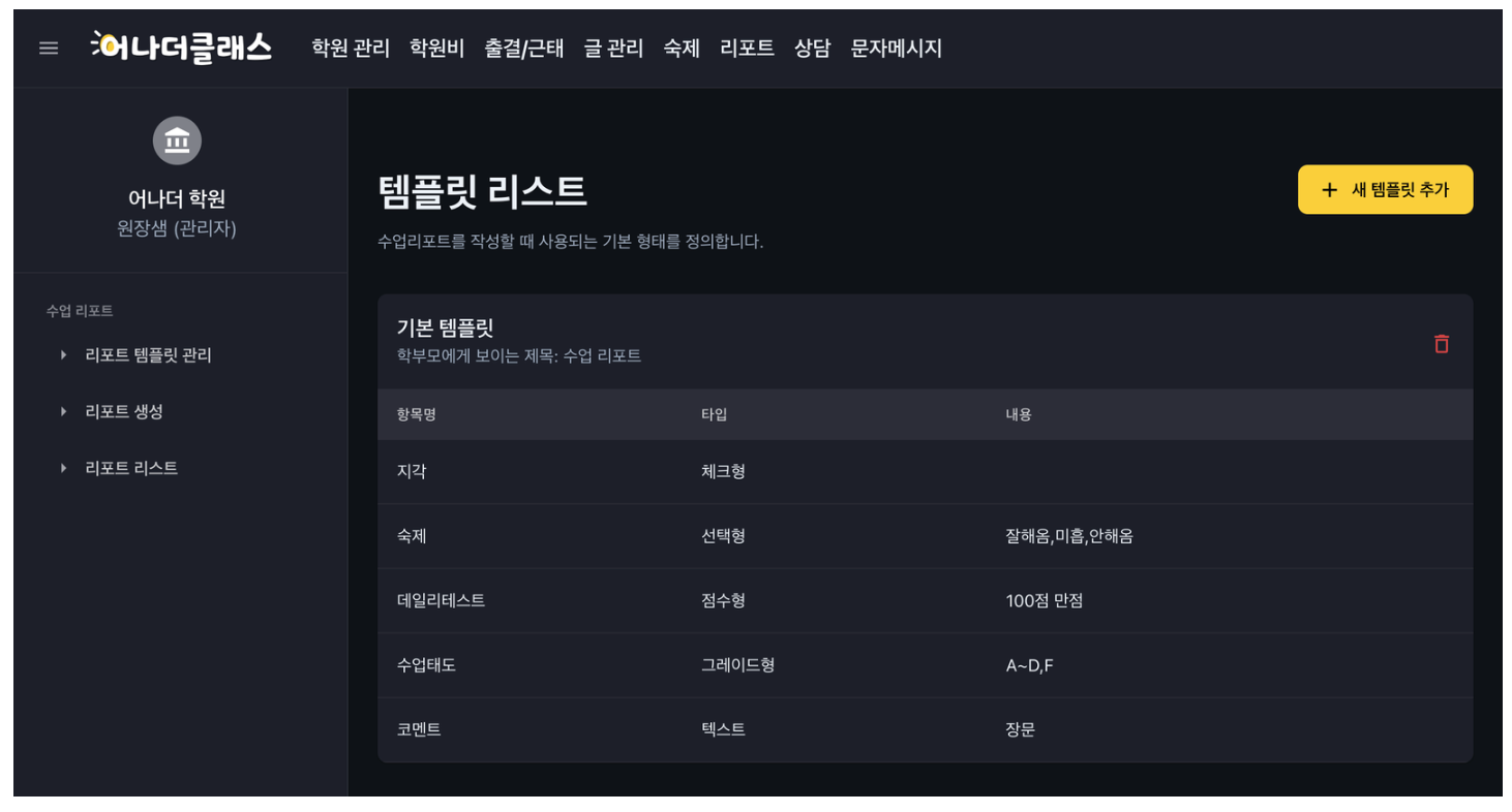 학원관리프로그램으로 혁신적인 수업리포트와 관리- 공선학관 이용하시던 원장님들 어나더클래스가 바로 답 입니다.