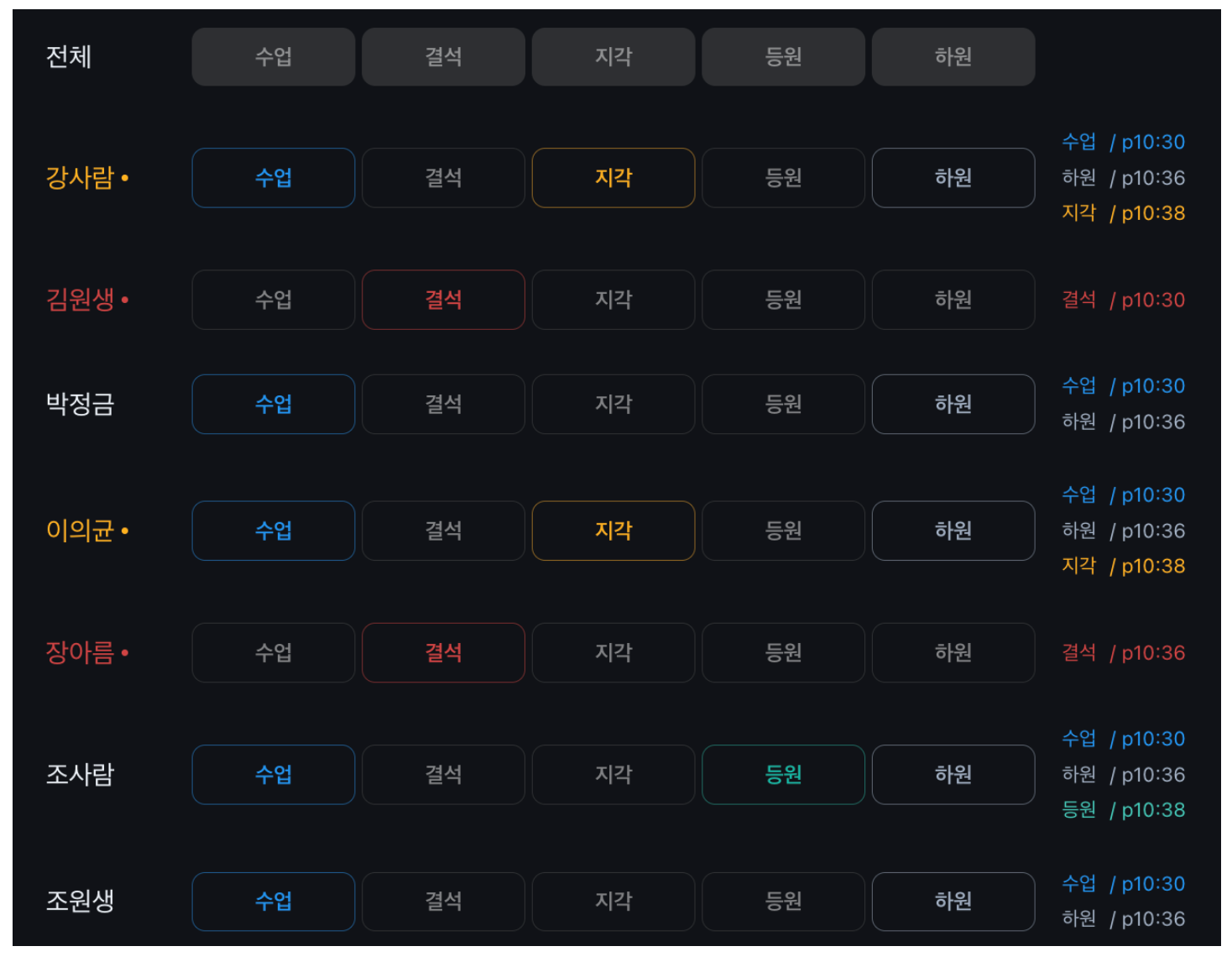 학원관리프로그램 어나더클래스, 아이엠클래스에서 자연스럽게 넘어오셔도 바로 적응하는 학원출결관리!