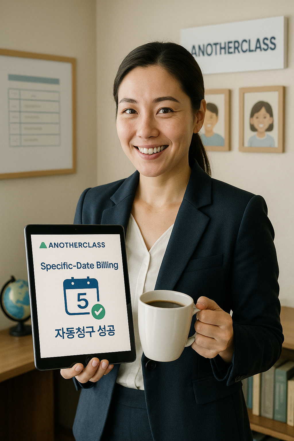 원장님, 매달 수강료 걱정 끝! 학원관리프로그램 특정일 자동청구로 학원운영을 간편하게